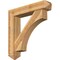 Ekena Millwork Westlake Arts and Crafts Rough Sawn Bracket w/ Offset Brace, Western Red Cedar, 8"W x 40"D x 40"H BKT0806X40X40WTL03RWR - alternate 1